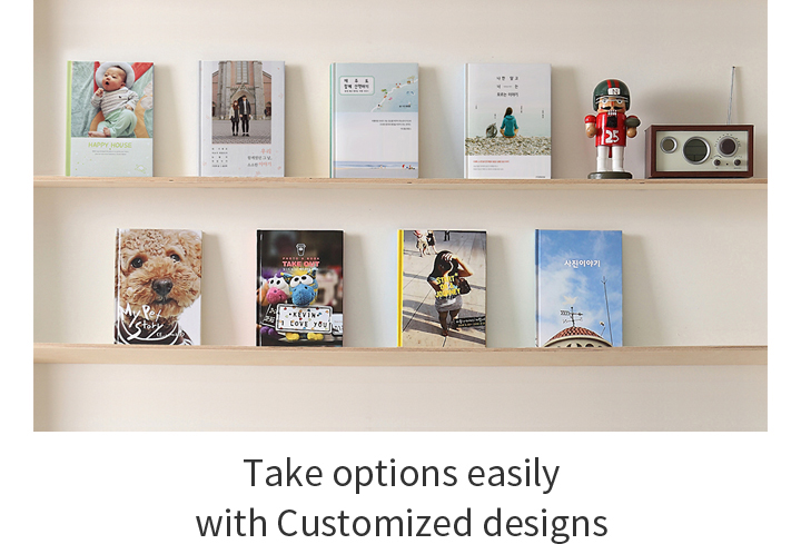 Take options easily with Customized designs